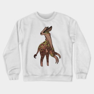 Pink Sloth Giraffe :: Imaginary Creatures Crewneck Sweatshirt